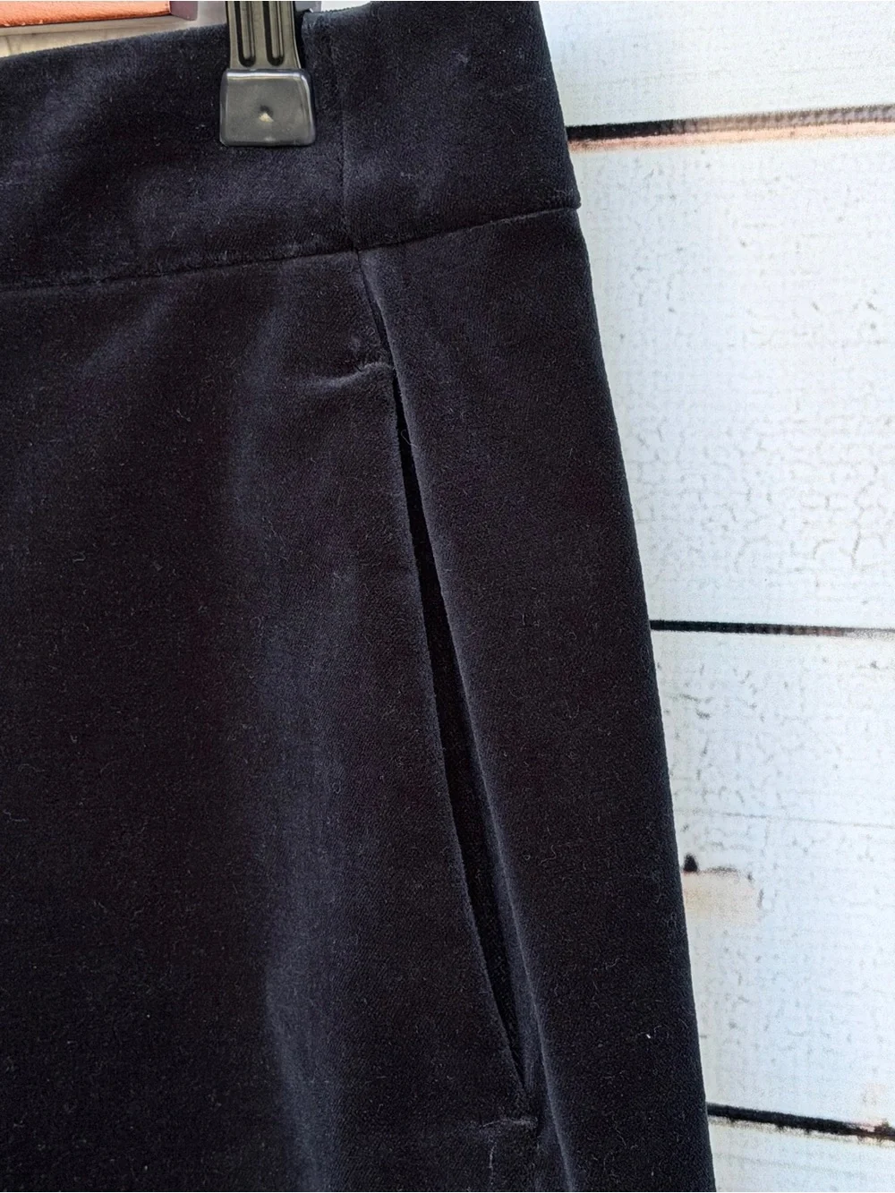 J.Crew Structured Velvet A-Line Mini Skirt with Pockets - Size 6